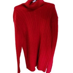 Tommy Hilfiger Red Knit Sweater